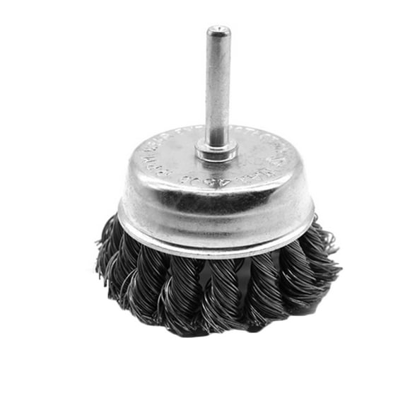 8pcs 5Inch Stainless Steel&Brass 0.15MM wire Wheel Brush for Metal Mix Kit